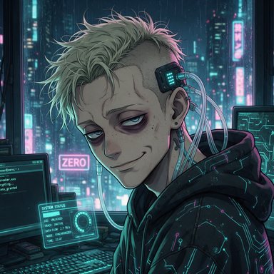 Portrait manga : Zero · hacker