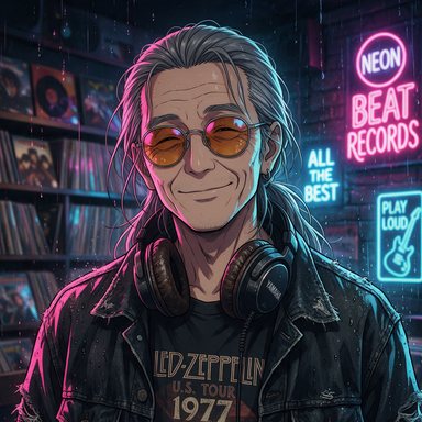 Portrait manga : disquaire