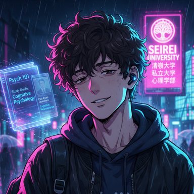 Portrait manga : étudiant